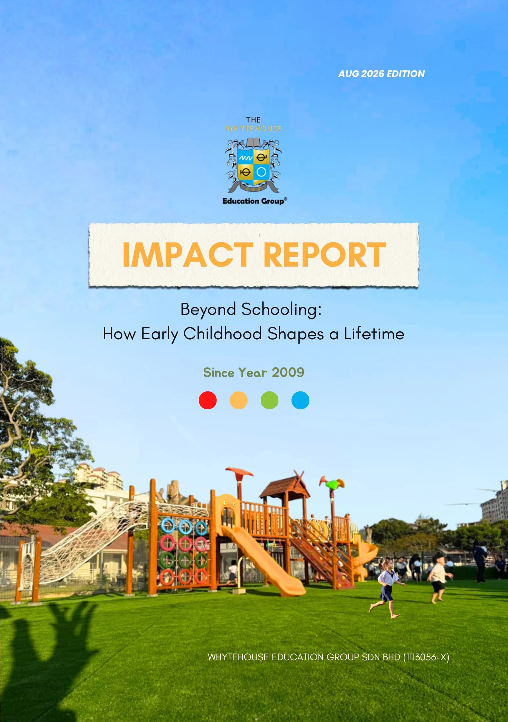 WhyteHouse Education Group Impact Report, page 1 of 24